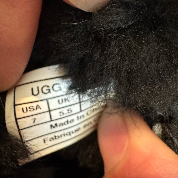 UGG black Sequin Fur-Lined Boots - Picture 11 of 15